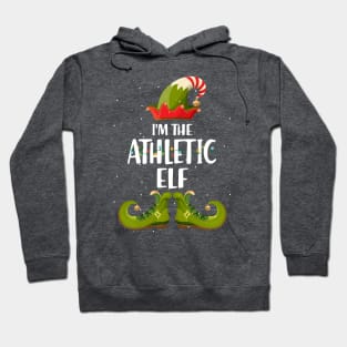 Im The Athletic Elf Shirt Matching Christmas Hoodie